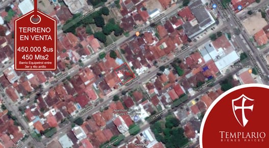 Hermoso TERRENO en VENTA en Equipetrol.