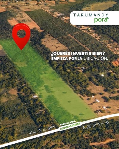 Terreno en Barrio Cerrado Tarumandy Pora | Luque