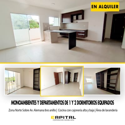 departamentos en alquiler en zona norte