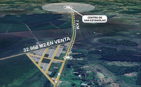 TERRENO DE 32.958 M2  EN SAN ESTANISLAO EN VENTA 