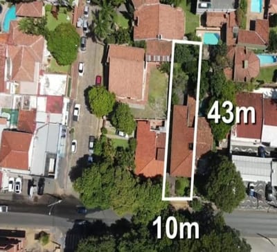 Terreno Con Construcción En Recoleta especial para inversionistas