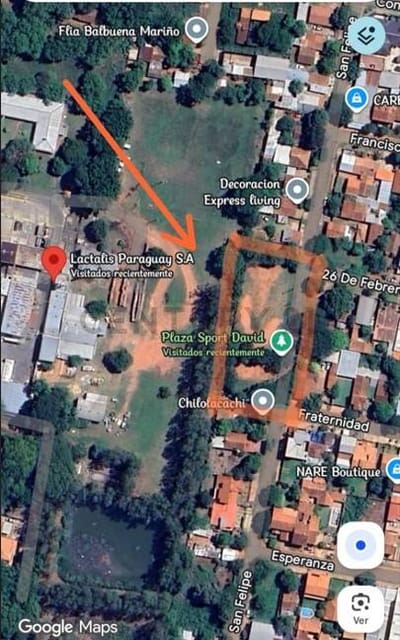 Venta de Terreno en San Lorenzo, Central