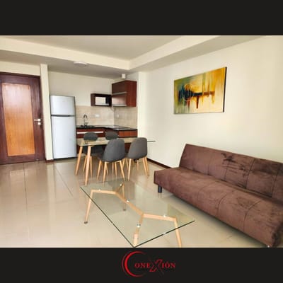 HERMOSO DEPARTAMENTO AMOBLADO DE 1 DORMITORIO EN ALQUILER – EQUIPETROL