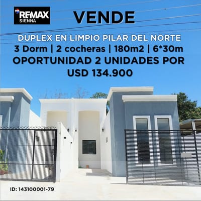 Dúplex en Barrio Pilar del Norte