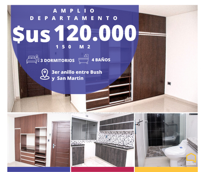 DEPARTAMENTO EN EQUIPETROL EN VENTA DE 150M2