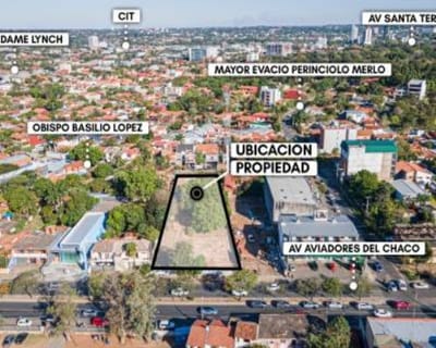 TERRENO SOBRE AVDA. AVIADORES DEL CHACO
