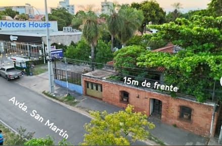 VENDO EXCLUSIVO TERRENO SOBRE LA AVENIDA SAN MARTIN