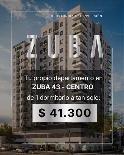 VENDO DEPARTAMENTOS EN ZUBA 43 CENTRO - DON BOSCO