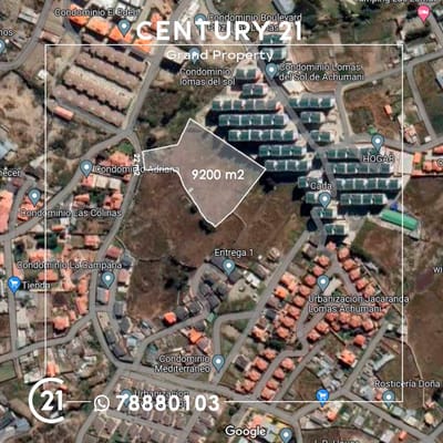 EN VENTA TERRENO - ALTO ACHUMANI