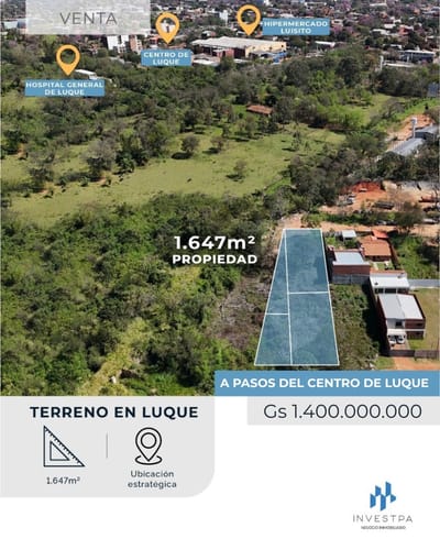 VENTA DE TERRENO EN LUQUE 