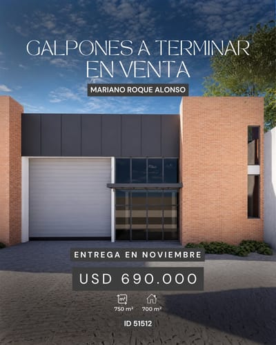 SE VENDE 3 galpones en pozo, M.R.A.