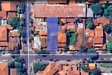 VENDO TERRENO EN RECOLETA SOBRE CRUZ DEL CHACO