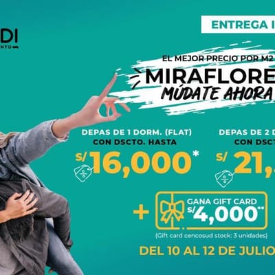 EDIFICIO VIVERDI Entrega inmediata A  cdra Av La Mar y cerca de San Isidro