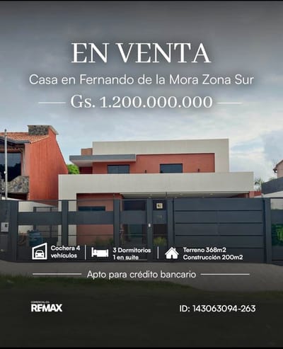 Casa de 3 Dormitorios c/ Suite y Patio en Zona Supermercado Real