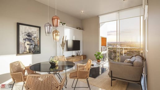 En Venta Departamento de 2 Habitaciones en el Edificio Trinity lll