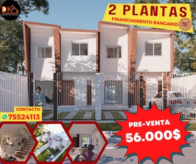CASAS EN PRE - VENTA 56.000$US