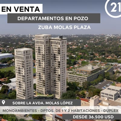 DEPARTAMENTOS EN POZO ZONA MOLAS LOPEZ 