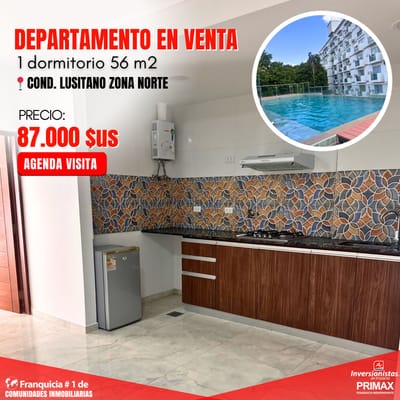 DEPARTAMENTO EN VENTA ZONA NORTE 