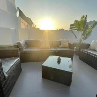 DUPLEX .TERRAZA . 2 DORMITORIOS .160 mts .COCHERA