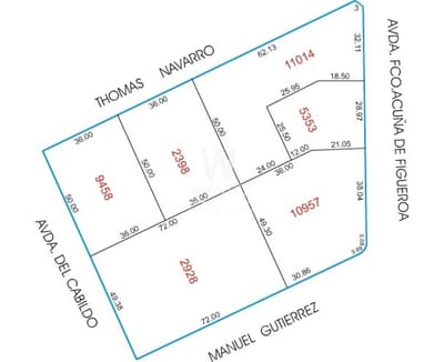 Terreno de 3.550 m2 en Playa Mansa