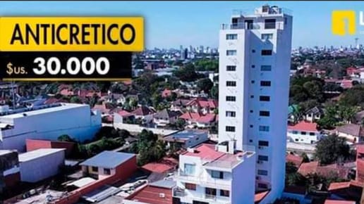 Departamento en anticretico.