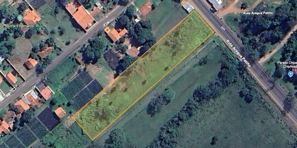 EN VENTA – TERRENO SOBRE RUTA AREGUÁ–PATIÑO