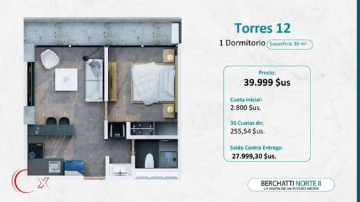 DEPARTAMENTOS PRE VENTA ZONA NORTE 9no ANILLO BANZER- BERCHATTI NORTE