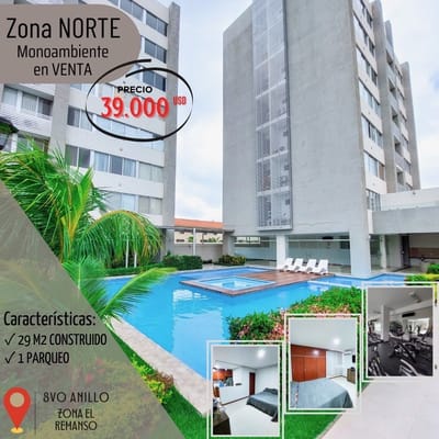 Monoambiente en zona norte remanso