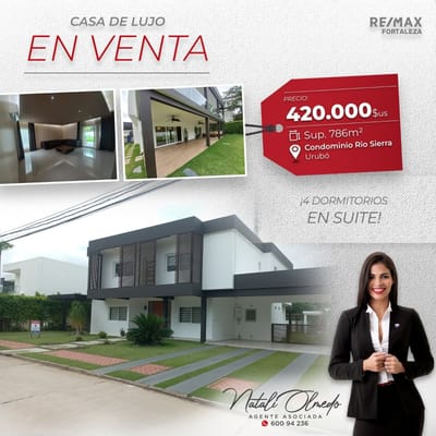 Casa en Venta Cond. Rio Sierra Urubó