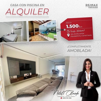 Casa con Piscina en Alquiler