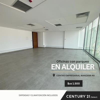 OFICINAS EN ALQUILER EN MANZANA 40