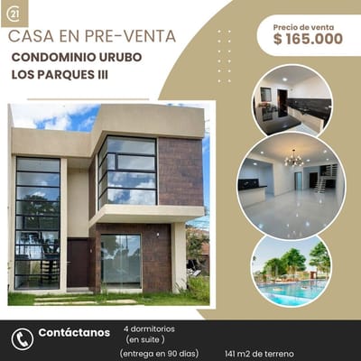 HERMOSA CASA EN VENTA DE 4 DORMITORIOS