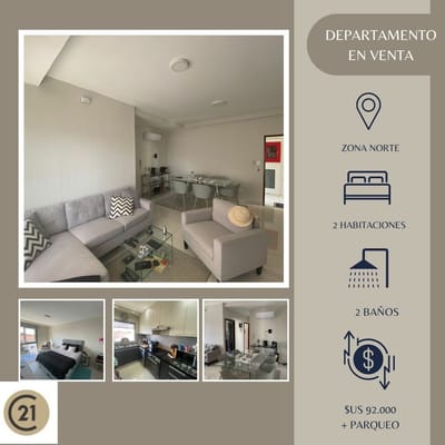 DEPARTAMENTO DE 2 DORMITORIOS EN VENTA