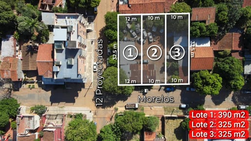 OFERTA DE 3 TERRENOS JUNTOS EN ESQUINA!!