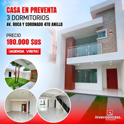  CASA EN PREVENTA - ZONA RESIDENCIAL