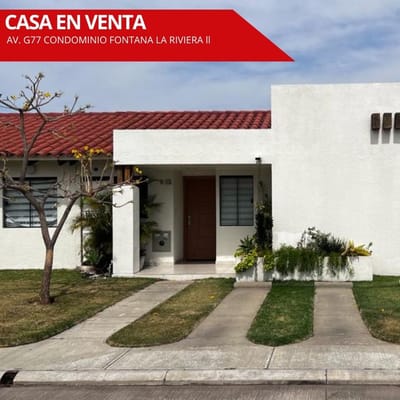 CASA TOTALMENTE EQUIPADA EN CONDOMINIO FONTANA LA RIVIERA 2