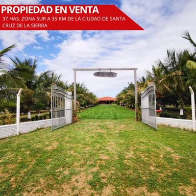 HERMOSA PROPIEDAD DE 37 HECTAREAS 