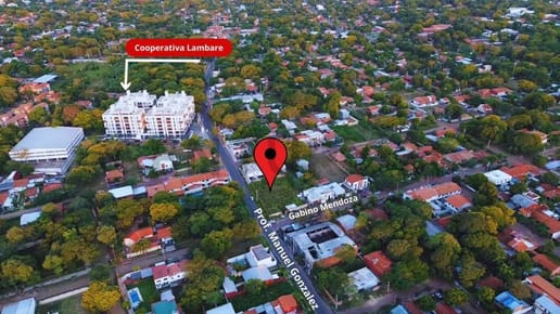 En venta terreno es ESQUINA en Lambaré, ideal para construcción de duplex