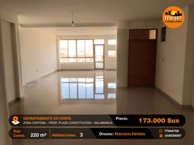 ESTRENE PENTHOUSE EN VENTA PRÓXIMO AVENIDA SALAMANCA 
