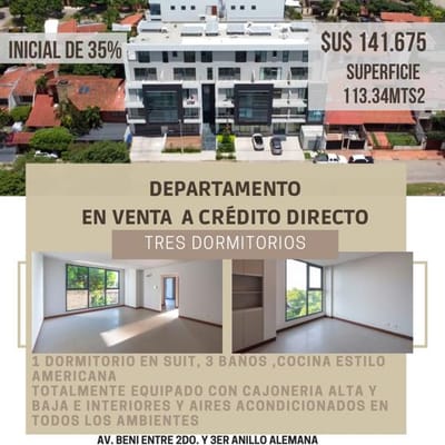 CREDITO DIRECTO DEPARTAMENTOS DE 2 Y 3 DORMITORIOS 