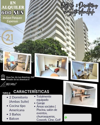 DEPARTAMENTO EN ALQUILER