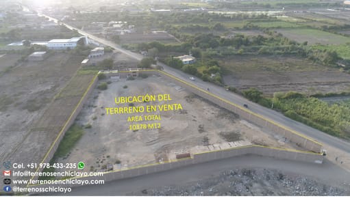 LOCAL DE 10378m² , CON BUENA UBICACIÒN A ALTURA DE LA CARRETERA A MONSEFÙ