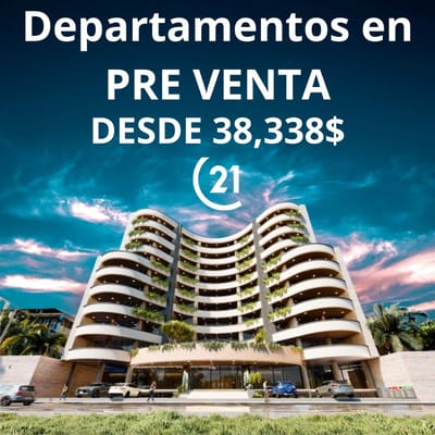 DEPARTAMENTOS EN PRE VENTA DESDE 38,338$