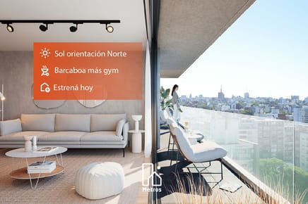 Venta Apartamento Punta Carretas 1 Dormitorio - Gran Terraza Tipo Patio Norte
