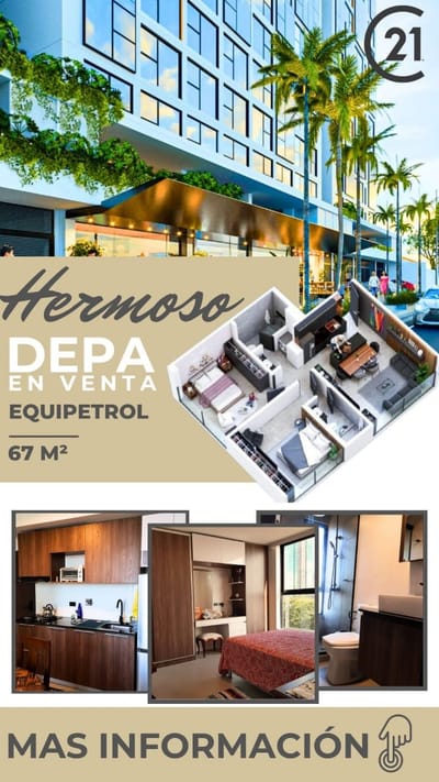 DEPARTAMENTO EN VENTA EN EQUIPETROL