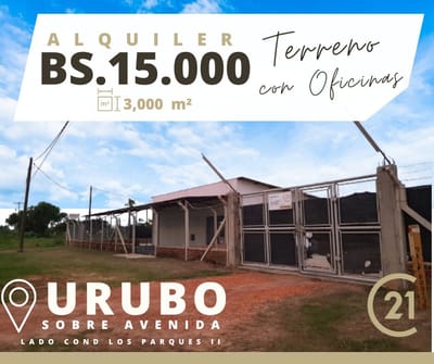 TERRENO EN ALQUILER URUBO