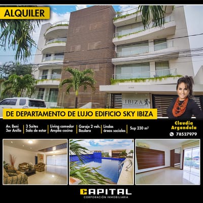 Alquiler  Departamento De Lujo 