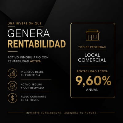 Local Comercial Con Renta Activa