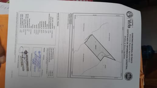 OXAPAMPA TERRENO  OCASION