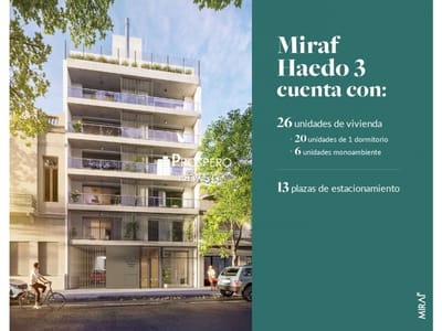 VA2345/1 Venta apto MONO AMBIENTE dorm Cordon norte Miraf HAedo 3